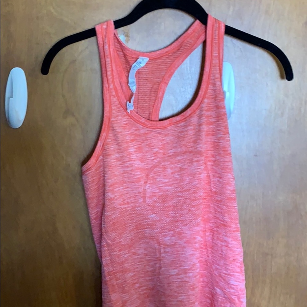 NEW lululemon coral razor back tank
